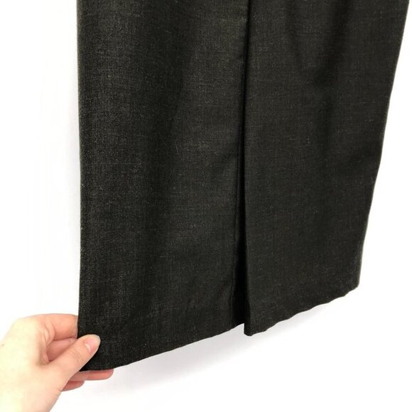 Rachel Comey brown 100% Wool pencil skirt stretchy waist black panels XS - Picture 3 of 16